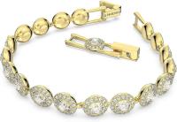 Angelic Necklace, Earring, And Bracelet Crystal Jewelry Collection, Rose Gold Gold Tone Finish - details 1