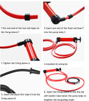 Bomba Manual EAFC Para Transportar Aceite Y Gas Con Tubo De Sifón Bomba De Líquidos Químicos Para Modelos De Coche - details 3