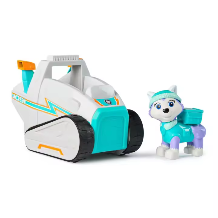 SPIN MASTER - Patrulla Canina - Figura Everest y Moto de Nieve - Patrulla Canina Juguetes - 6068772 - Juguetes Niños 3 Años + - Regalo Niño 3 Años + - 1
