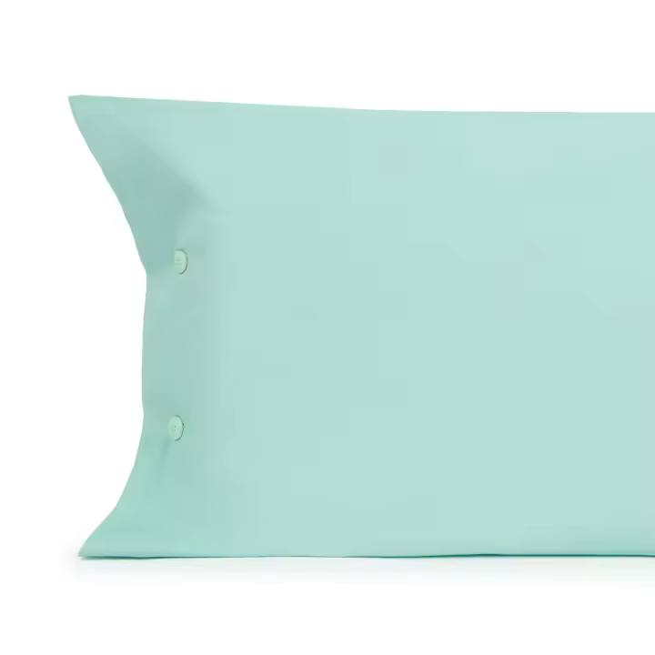 TEXTURA Funda almohada algodón percal Best color azul turquesaDisponible en: 45x110/45x160/50x85 - 1