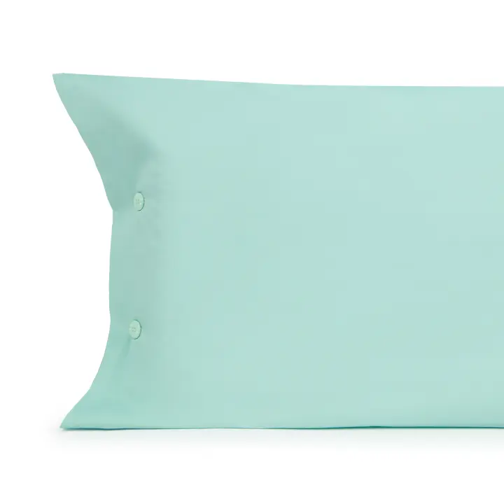 TEXTURA Funda almohada algodón percal Best color azul turquesaDisponible en: 45x110/45x160/50x85 - 1