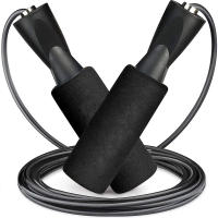 Cuerda De Saltar De Acero Ajustable Y Portátil Para Hombres Y Mujeres Equipo De Fitness Duradero Con Manillas Antideslizantes Para Gimnasio Doméstico Y Entrenamiento De Resistencia - details 0