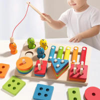 Juguetes Educativos Montessori Para Bebés Madera Colores Y Formas Bloques De Colorido Aprendizaje Para Niños Y Niñas Regalo De Cumpleaños - details 20