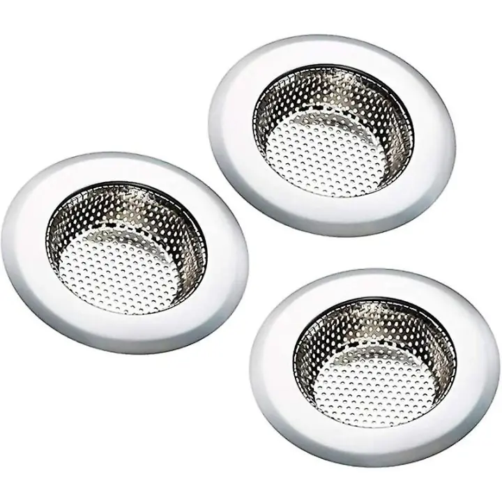 Colador del fregadero de cocina del acero inoxidable 3PCS - 1