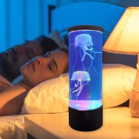Lámpara De Medusa JELLYFISH RGB LED Para Decoración De Hogar Y Dormitorio Luz Nocturna Del Océano Regalo De Cumpleaños Para Niños - details 4