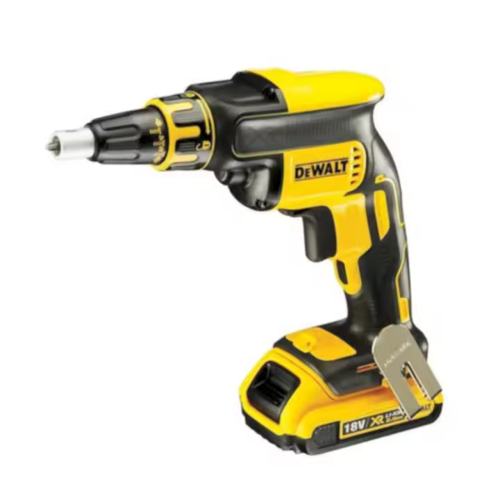 Atornillador Panel yeso sin escobillas XR 18V con 2 baterías Li-Ion 2Ah  + Maletín. DCF620D2-QW DeWALT - 1