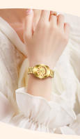 Reloj De Pulsera De Moda Para Mujeres Y Hombres Marca Japonesa Casual Reloj De Cuarzo Impermeable Acero Inoxidable Dorado - details 5