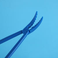 Aguja De Hemostasia Médica De Plástico Con Bocadillo Fino Pinzas Quirúrgicas Para Algodón Y Esponja Herramienta De Primeros Auxilios Al Aire Libre - details 8