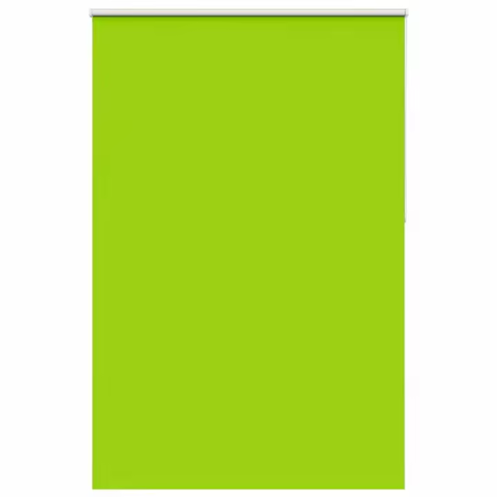 vidaXL Estor Enrollable Opaco hojas verde 160x210cm Tela Ancho 156,6cm - 1