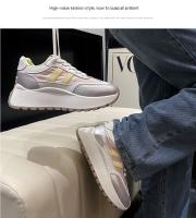 Zapatillas De Correr Para Mujer Retro Plataforma Ligera Transpirables Deporte Casual Zapatos De Muffin Estudiante Nuevo 2024 - details 16