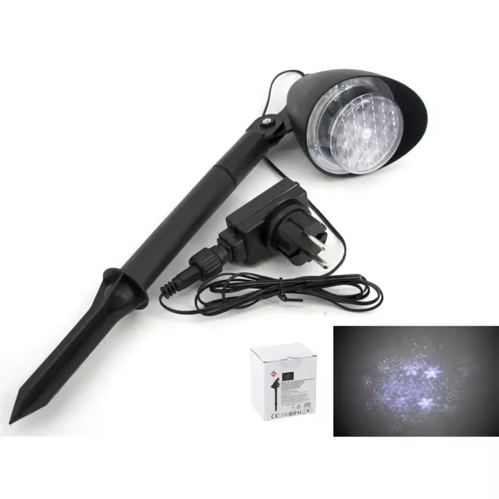 PROYECTOR LED COPOS DE NIEVE 31 CM GERIMPORT - PORYECOTR PARA EXTERIOR - 1