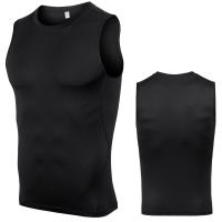 Camiseta De Compresión Para Hombre Vest Top De Gimnasio Y Running Deporte Sin Mangas Secado Rápido Estirable Capa Base Verano - details 13
