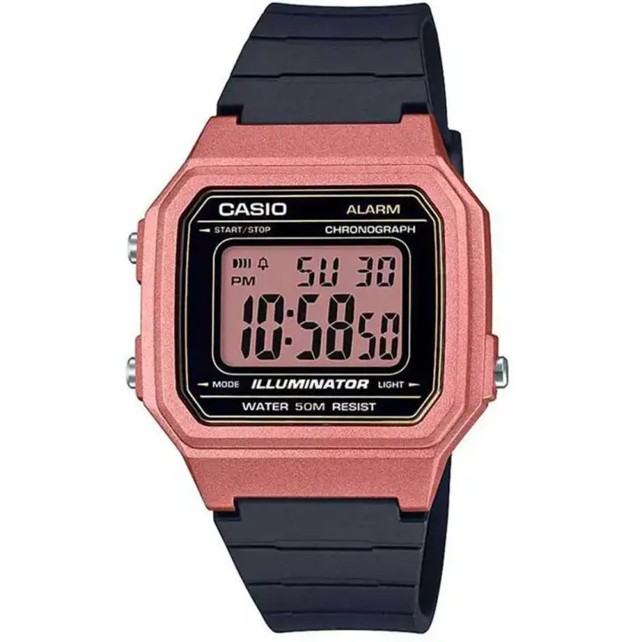 Casio Reloj 217hm Collection Rosa Unisex - 1