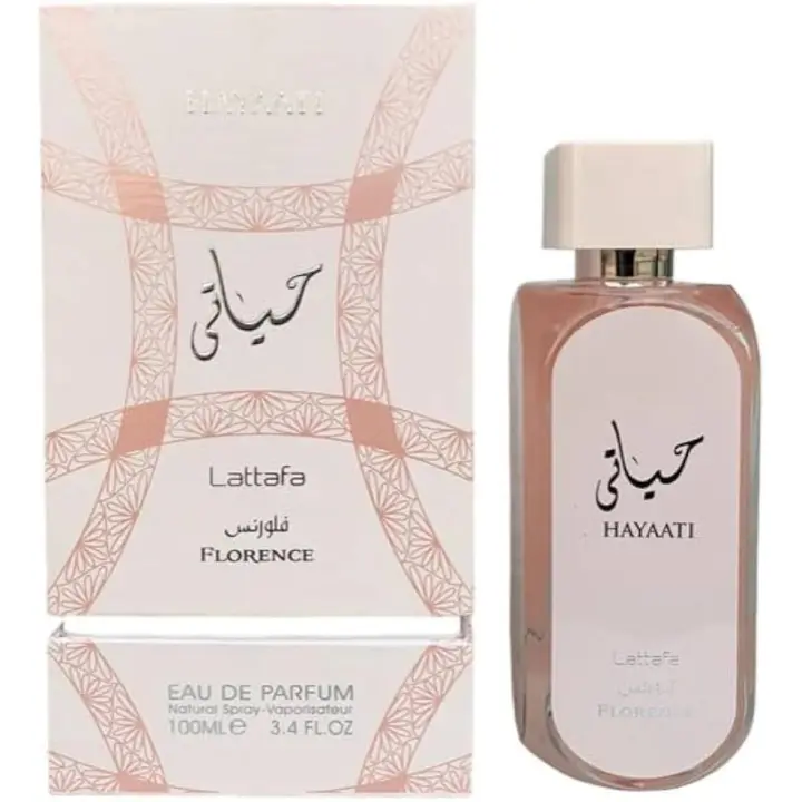Perfume Hayati Florence 100ml - Lattafa para Mujeres | Eau De Parfum | Fragancia Floral y Duradera - 1