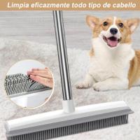 1Pcs Escoba De Goma Con Mango Cepillo De Piso Para Limpieza De Ventanas Y Rodillo Segmentado Con Gancho Herramienta De Limpieza Doméstica - details 2