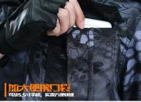 Overoles De Piel De Python Negro Resistente Al Desgaste Para Hombres Traje Suave De Motocicleta Exterior Uniforme De Seguridad Laboral - details 7