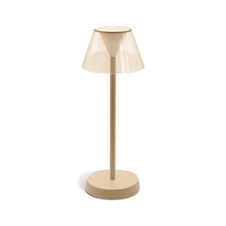 WD LifeStyle Lámpara Diner H 34 Cm D 12,5 Cm Color Crema - 1