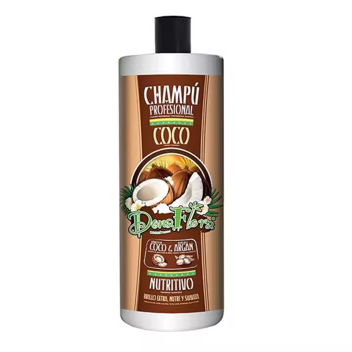 Dona flora champú nutritivo extracto de coco & argán 1000ml - 1
