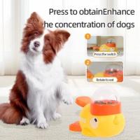 Dispensador De Alimentos Para Perros En Forma De Pato Amarillo Juguete Interactivo Para Entrenamiento Y Enriquecimiento Mental Dispensador De Golosinas Para Mascotas - details 2