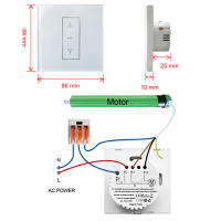 Cortinas Eléctricas Rollos Cortinas Conectadas Con Interruptor WiFi Tuya Controlado Por App Inteligente Compatible Con Alexa Google Home Siri - details 2