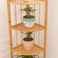 Esquinero De Bambu Estantes para macetas de flores, estantes de almacenamiento, estantería de bambú, soporte para plantas, estante para macetas de pie de múltiples capas, decoración de estante - details 5