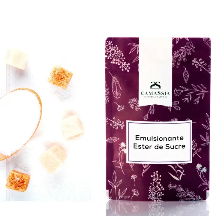 Camassia Ester de sucre | Emulsionantes | Sucrose Stearate - emulsionante 100% vegetal para cosmética natural - 1