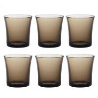 ARISE SHOP-Set de 6 vasos de cristal templado DULAREX,vasos Ambar,Saphir,modelo LYS,21CL,vasos para agua, bebidas, 7,8 x 8 cm,resistentes a los golpes y choques térmicos,aptos para microondas, lavavajillas - details 0