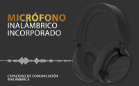 TEISCHE ND09 Auriculares inalámbricos de Bluetooth Cascos auriculares de diadema supraaurales wireless over ear Cascos auriculares bluetooth de diadema con cancelación de ruido Cascos de sonido estéreo y bajo potente con duración 40H y 3 niveles de ajuste - details 1
