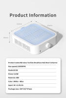 Recogedor De Polvo Para Uñas Profesional Turbina Sin Escobillas 120W Adecuado Para Uso Doméstico Y Profesional Con Filtro De Carbono Y Succión Potente - details 9