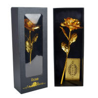 Caja De Regalo Creativa Con Rosas De Oro Para Día De San Valentín Día Del Maestro Regalo Original Para Aniversarios Cumpleaños Fiesta De Enlace Decoración Del Hogar - details 0