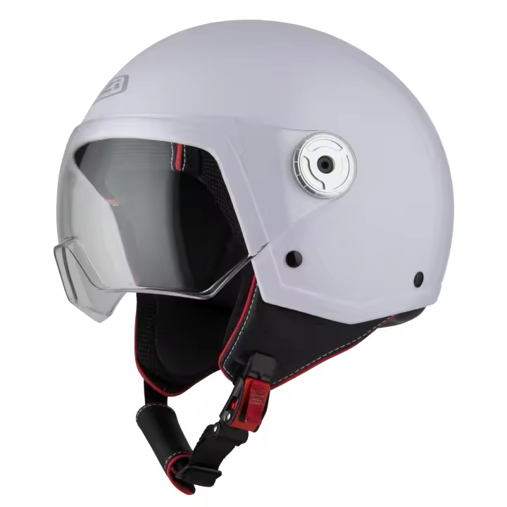 Casco Jet NZi vintage 3 blanco brillo perla - 1
