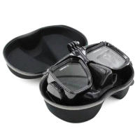 Caja De Almacenamiento Para Gafas De Natación Y Snorkel Cubierta Facial Submarina Con Cierre De Cremallera Para Natación En Agua Baja - details 4