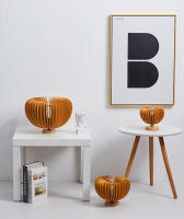 Lámpara De Mesa Nórdica Plegable DIY De Madera Con USB 220V Luz Nocturna Para Dormitorio Decoración Del Hogar Arte Ambiente - details 0