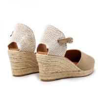 TINA KIZ 29S-5 ARENA Alpargatas de mujer 34928 25V VALENCIANA CORREITA SUEDE ARENA - details 5