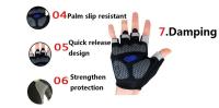 Guantes De Gimnasio Para Hombres Y Mujeres Entrenamiento Fitness Antideslizantes Transpirables Para Ciclismo Y Bodybuilding - details 2
