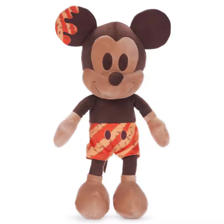 Play by Play Peluche Mickey Mouse Chocolate Orange Disney 40cm, Peluche Suave para Niños y Niñas, Regalo Cumpleaños, Color Marrón - 1