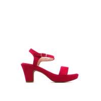 Calzados Soraia. Sandalia de tacón bajo, tacón grueso, un clásico de serraje, sandalia cómoda, moda verano - details 0