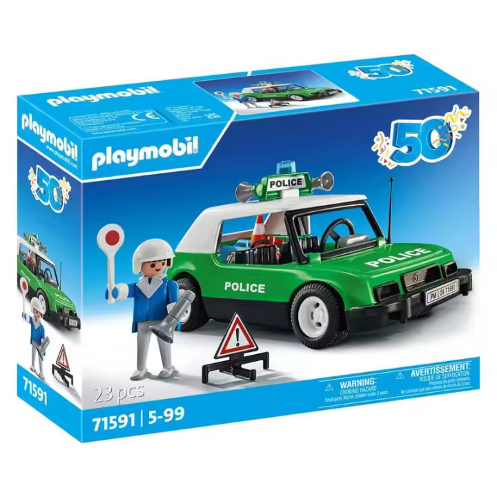 Coche de Policía Clásico PLAYMOBIL 71591 - 1