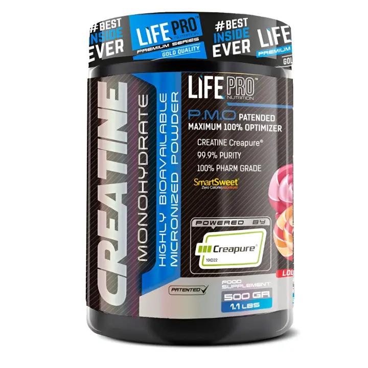 Suplemento Creatina Life Pro Nutrition 500g Sabor Lollipop - 1