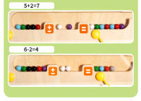 Juegos De Aprendizaje Montessori Con Mágnetes Tablero De Laberinto Juguetes Educativos De Madera Para Contar Colores Y Clasificar Números Para Niños De 3-6 Años - details 19