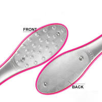 Archilla De Pie De Acero Inoxidable Doble Cara Para Eliminar Callos Y Piel Muerta Herramienta De Masaje Para Los Pies - details 5