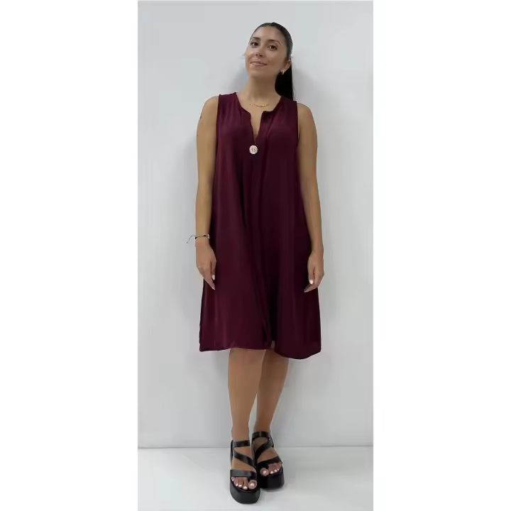 Vestido Arequipa Burdeos - 1