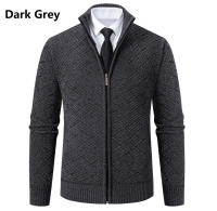 Chaqueta De Punto Para Hombre Con Capucha Y Cierre Completo De Fleece Grueso Abrigo De Otoño E Invierno Ropa Aislada Casual - details 8