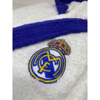 Albornoz de rizo del Real Madrid,  ideal para el secado después de un baño. Composición:  400 gr/m2 - Licencia Oficial - Niños y adultos - Incluye cinturón y bolsillos - Suave y absorbente - Kimbatex Textil Hogar Tienda - Presentación en caja. - details 2