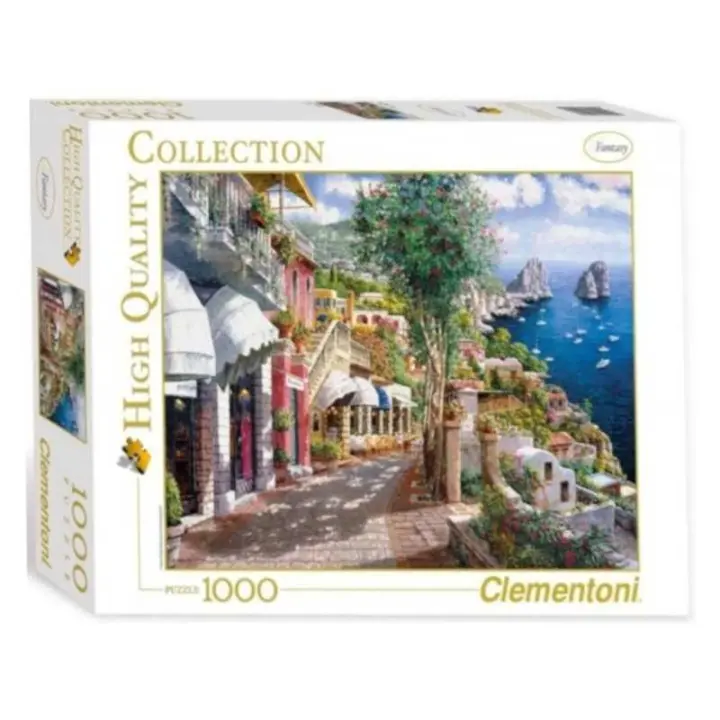 Puzzle 1000 Piezas Isla de Capri - Nápoles - Italia Clementoni - 1