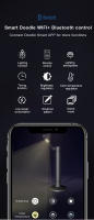 Lámpara De Escritorio Inteligente Tuya APP Protección Ocular Luz Nocturna LED Rotativa WiFi Lámpara De Lectura Para Mesa Y Cama - details 4