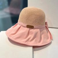 Sombrero De Paja Panamá Para Mujer Verano Protección UV Gran Alas Con Cordón Sombreros De Playa Y Viaje Al Aire Libre - details 2