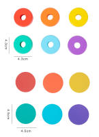 Juguetes Educativos Montessori Para Niños Bloques Arcoíris De Madera Juego De Ensamblaje De Colores Y Formas Entrenamiento De Motricidad Finas Para Bebés Y Niños Pequeños - details 9