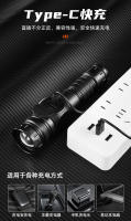 Linterna de luz láser blanca potente con pantalla de carga tipo C, luz lateral COB magnética fuerte, interruptor doble, linterna LED - details 10