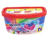 OFERTA PACK AHORRO MICOLOR Detergente en Cápsulas 10 Lavados X 3 = 30 LAVADOS. fórmula para ropa de color. Olvídate de separar la colada gracias a su protección contra decoloraciones. protege el color, sino que también alisa las fibras de la ropa - details 3